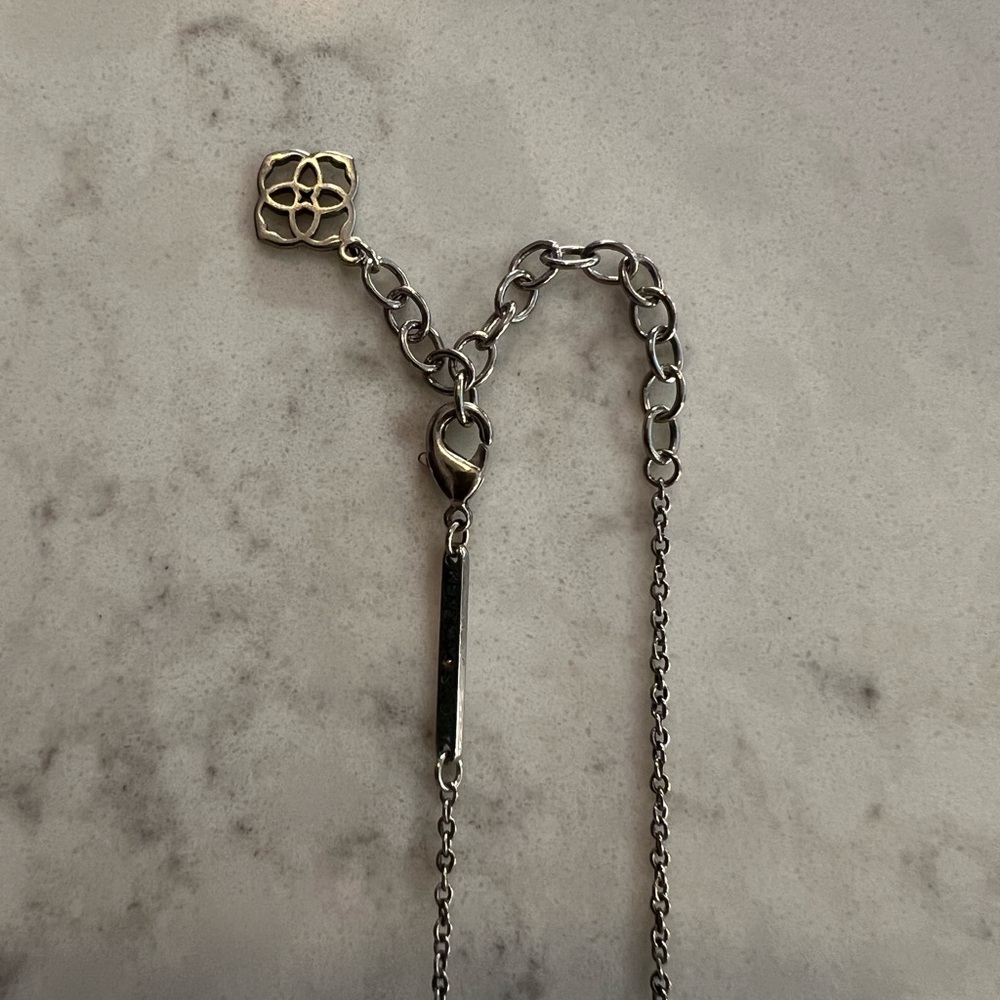 Kendra Scott Silver Pendant Necklace - Picture 2 of 5